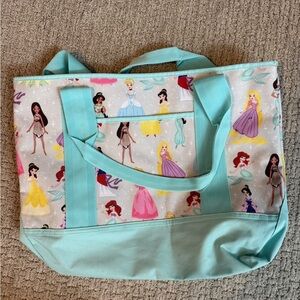Pottery Barn Kids Princess Tote Bag - Light Blue and Multicolor